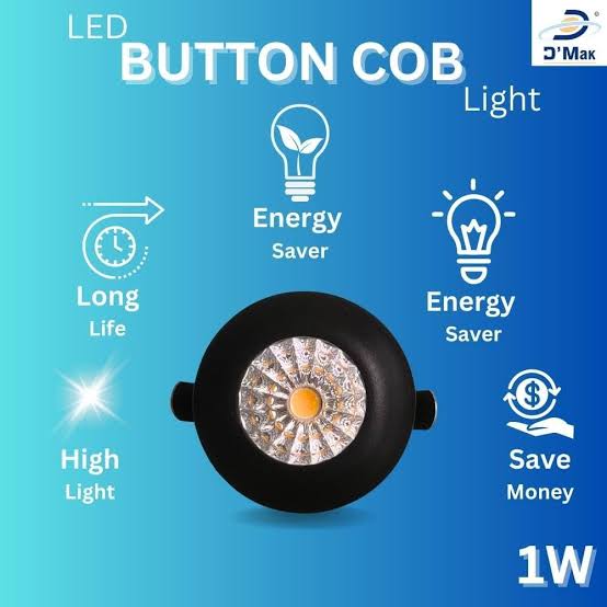 Recessed COB  Down Light 1W 1"