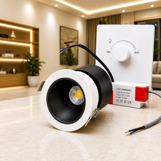Recessed Dimmable COB Down Light 12W