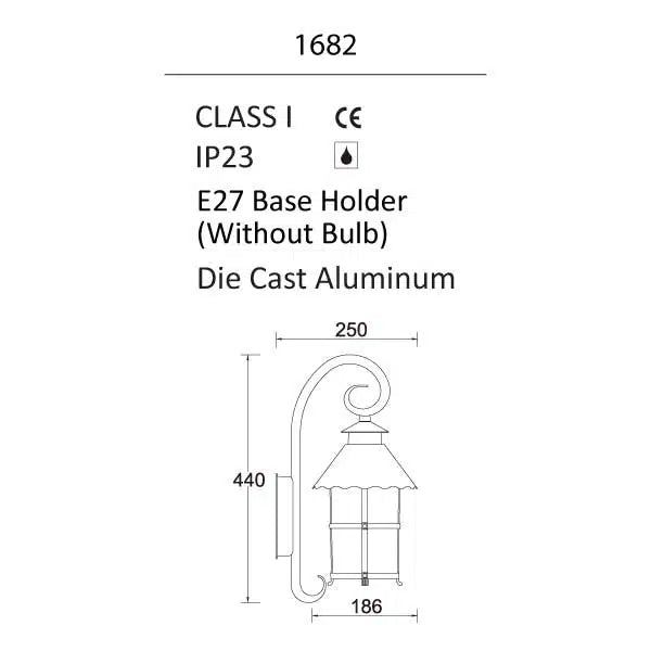 VILA Outdoor Wall Light-1682