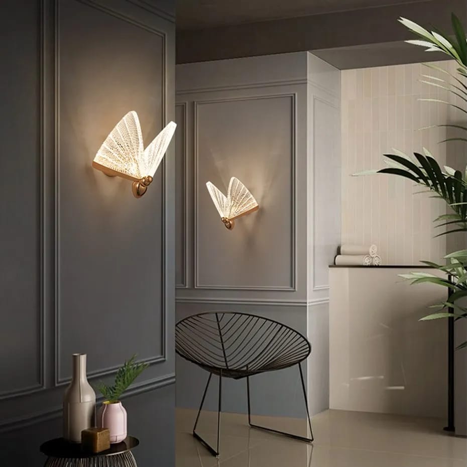 LED Butterfly Wall Lamp