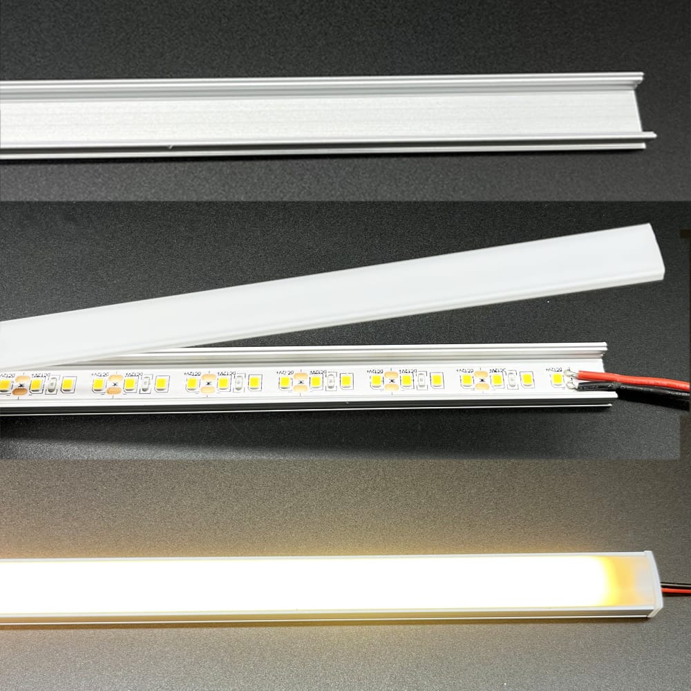 17mm Aluminum Profile Light (Rs. 3050/ Length with LED Strip)