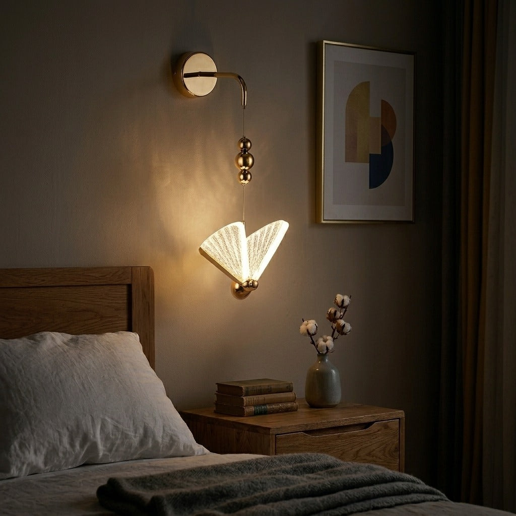 LED Butterfly Wall Lamp