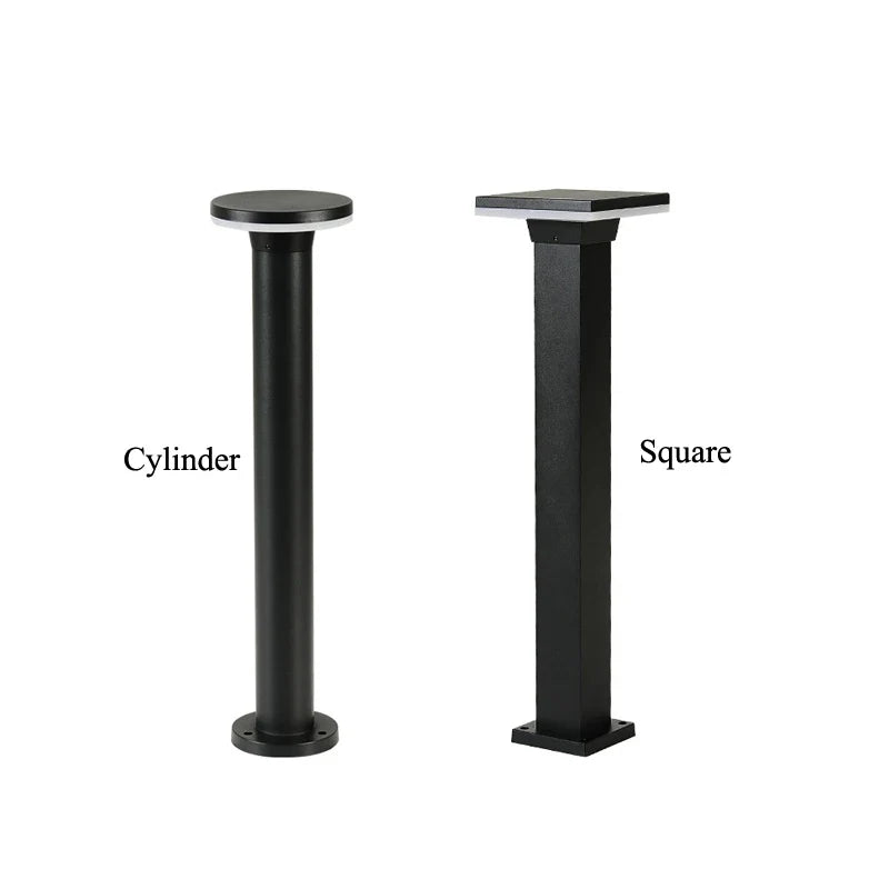 Garden Bollard Light Waterproof IP65 Round / Cylindrical