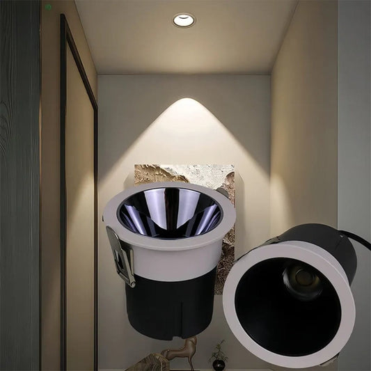 Recessed Anti Glare COB Downlight 12W