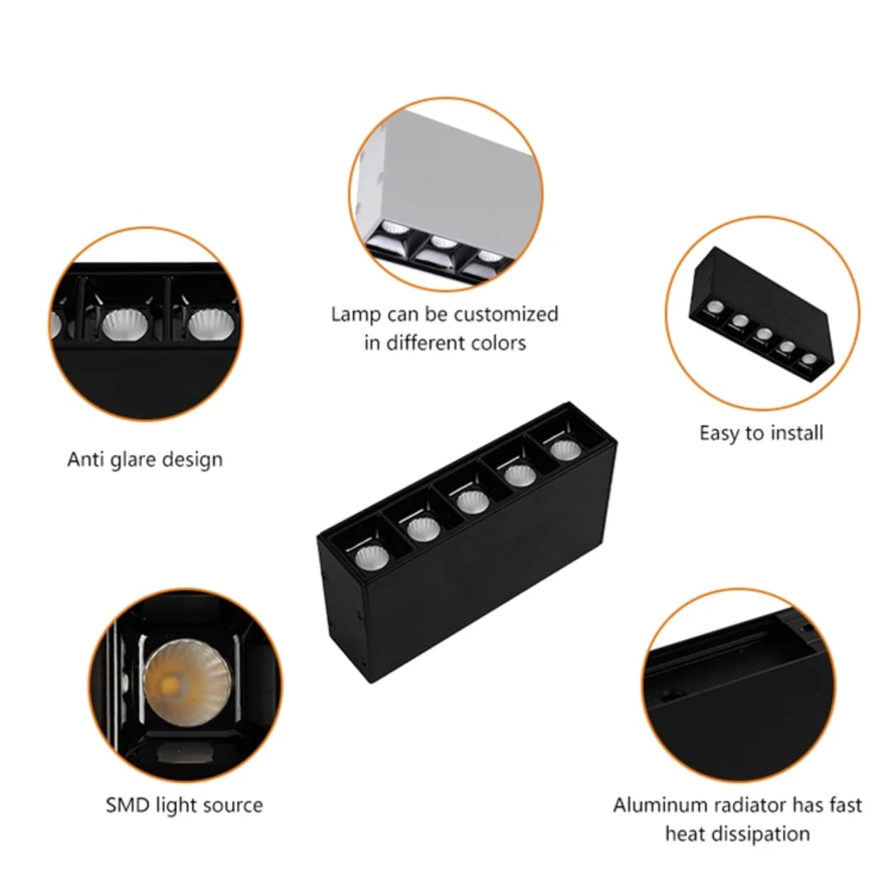 Prima LED Surface Mounted Laser Blade Light (10w)