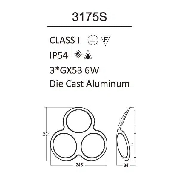 BUMPER LED Outdoor Light-3175S