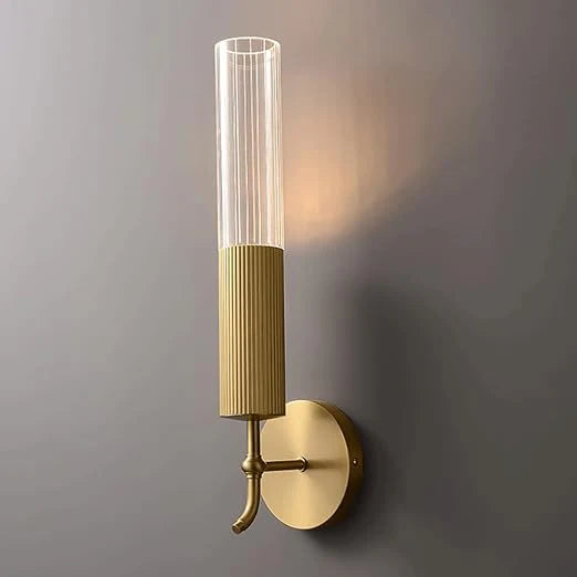 Modern Luxury Long Tube Candlestick Wall Light