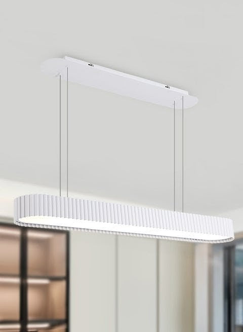 Modern Oval LED Chandelier  (9001WH)