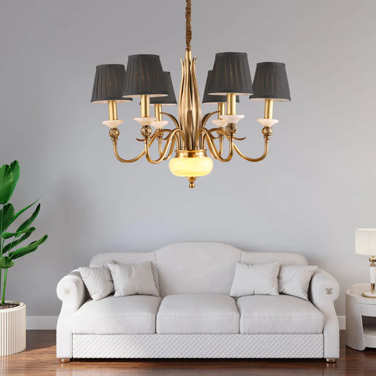 Luxury Midnight Glow Vintage Chandelier (700mm Diameter)