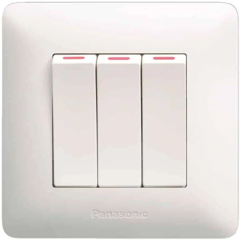 3Gang 1-Way Switch - Panasonic