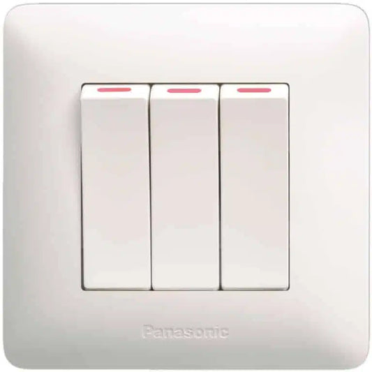 3Gang 1-Way Switch - Panasonic