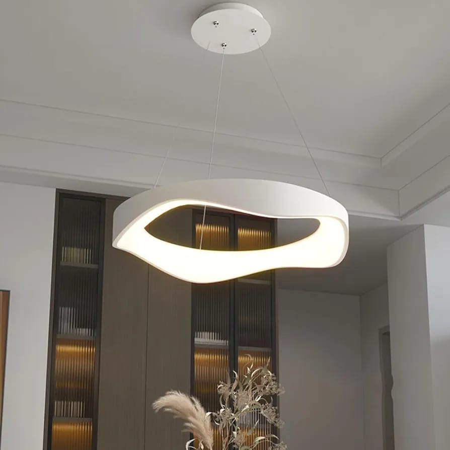 Nordic Minimalist LED Pendant Lamp (D627-Round white)