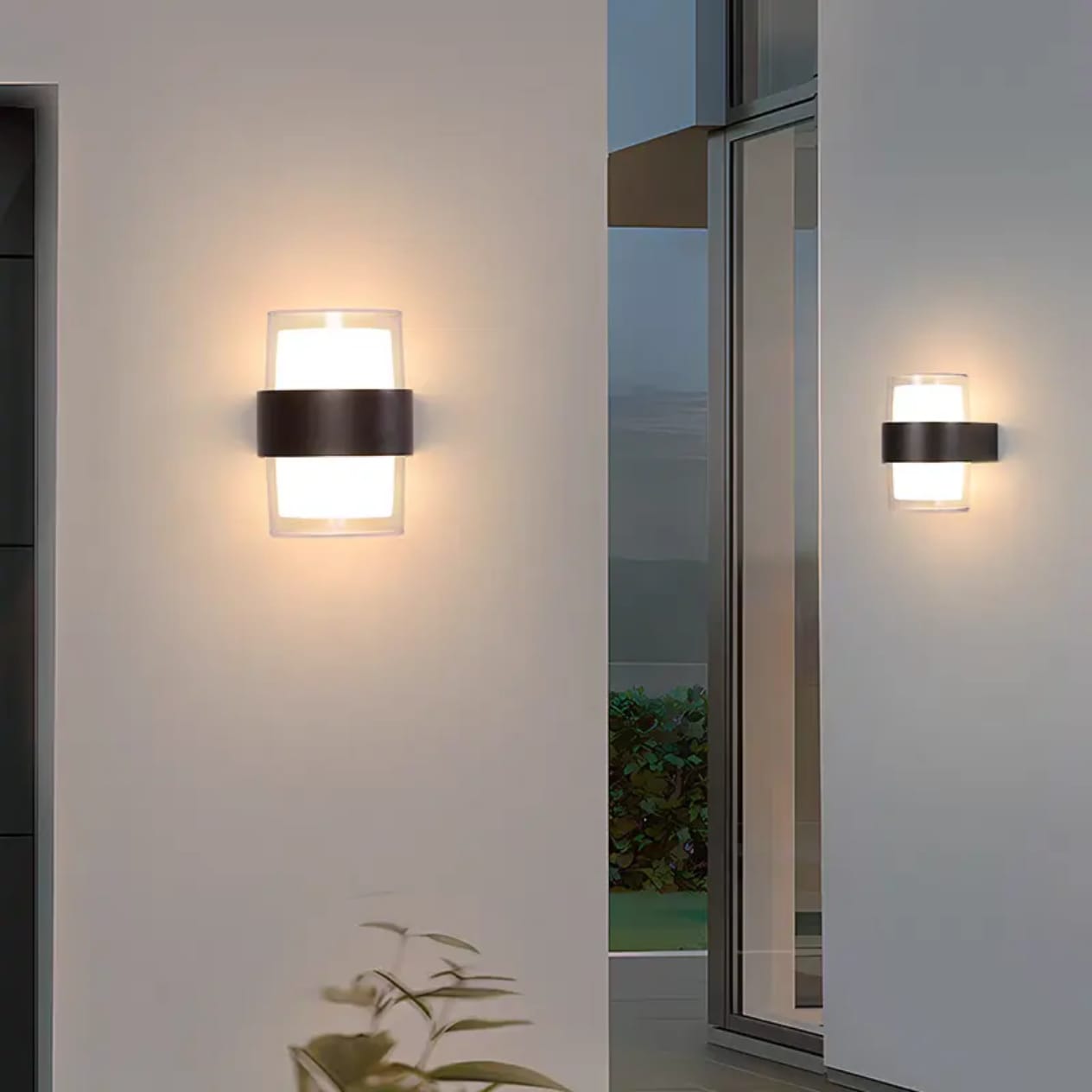 Round Modern LED Waterproof Outdoor Wall Light