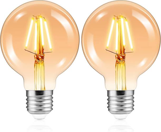 LED G80 Filament Bulb 4W (Champaign Glass Color)