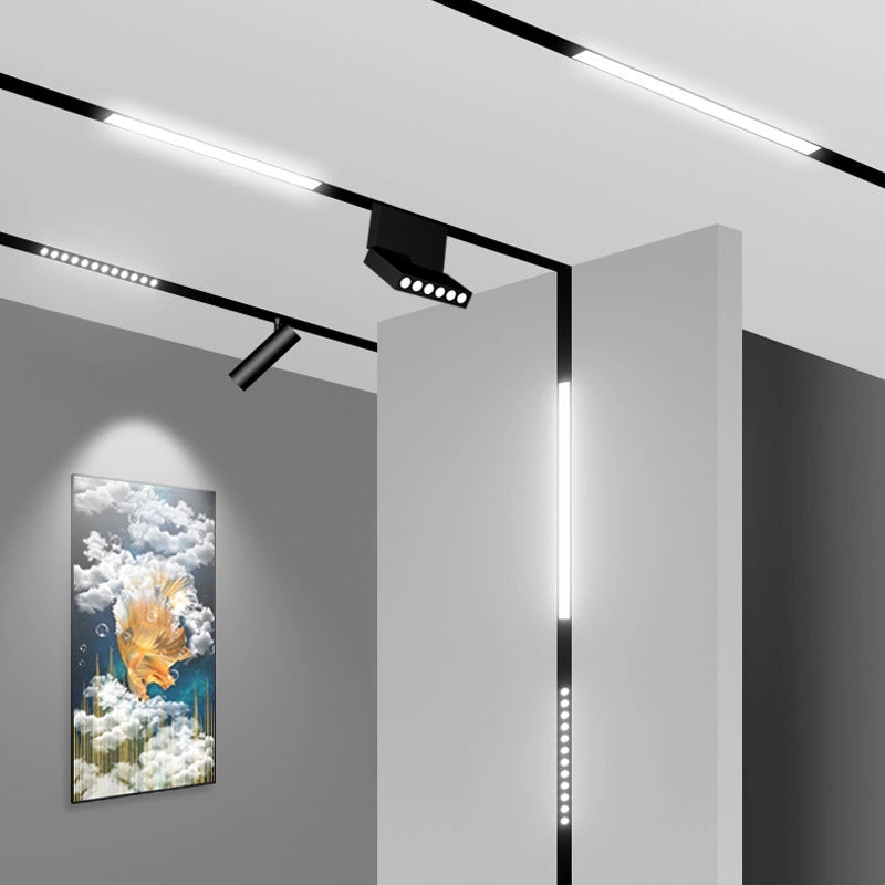 Recessed LED Magnetic Track Lighting