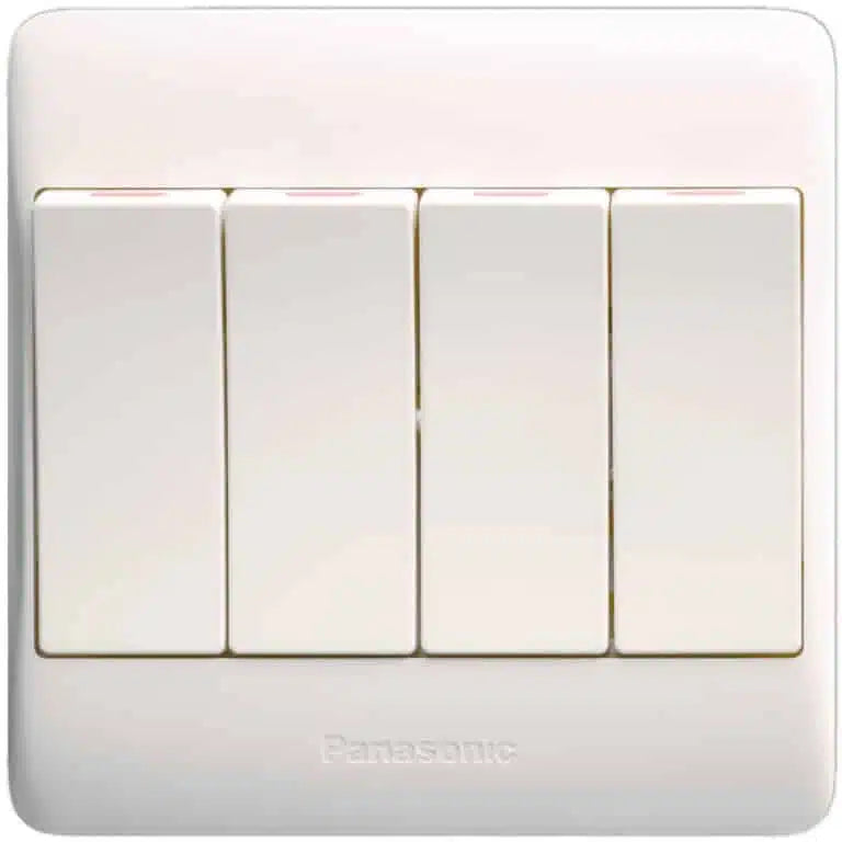 4Gang 1-Way Switch (3X3) - Panasonic