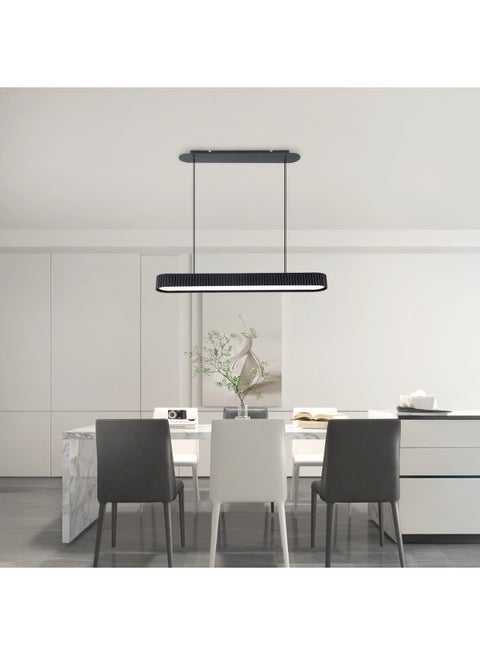 Modern Oval LED Chandelier  (9001BK)