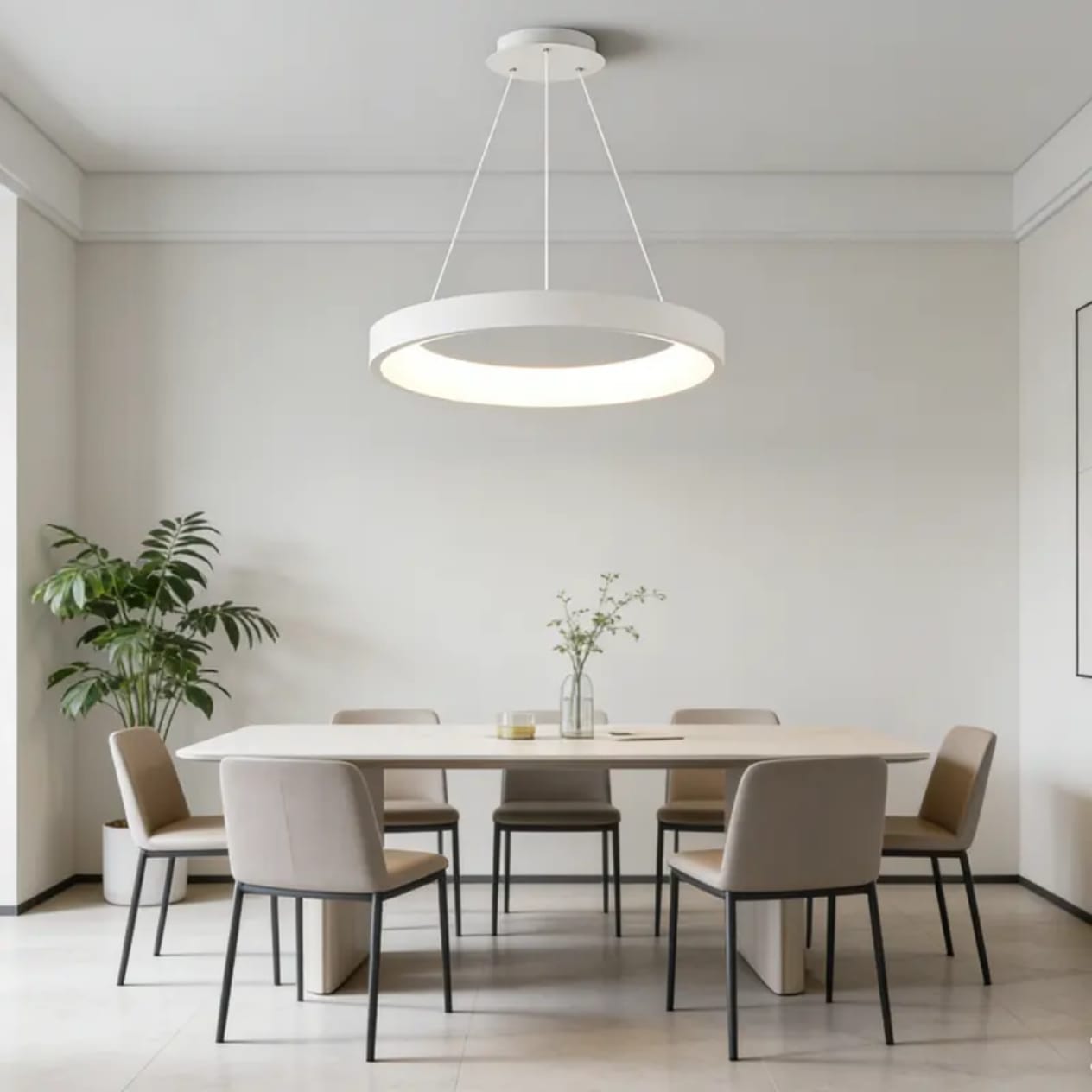 Modern Round Aluminum Chandelier (9085-Round,GREY)