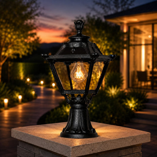 Golia Square Classic Design Gate Light (Made in Italy)