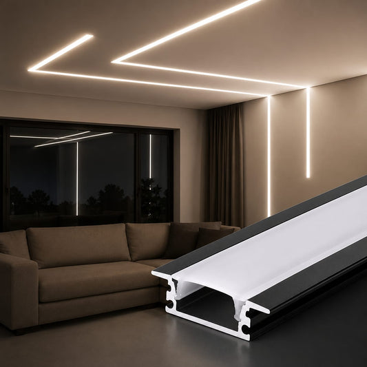 23mm Aluminum Profile light (Black)
