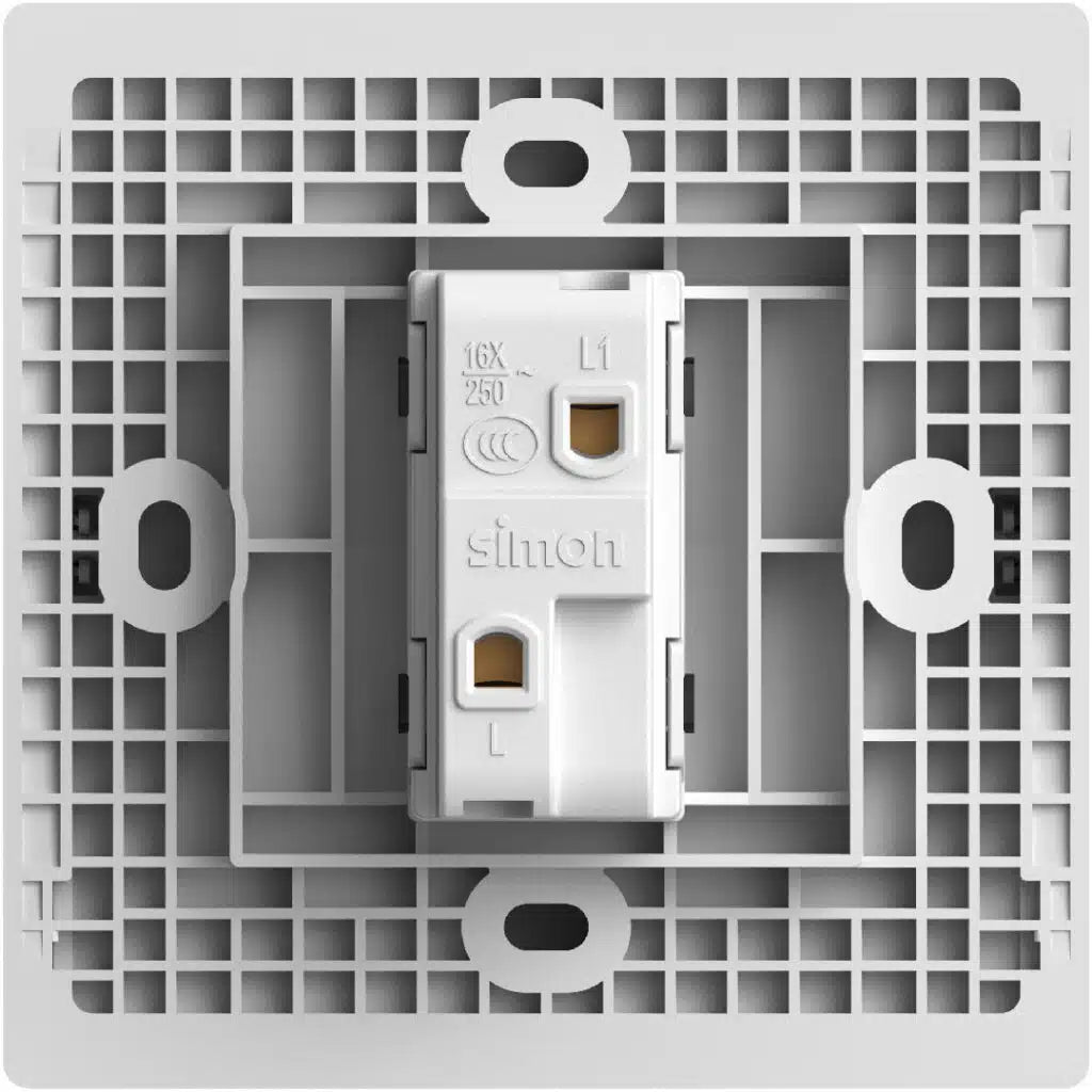 Simon 1G 1-Way SP Switch - White