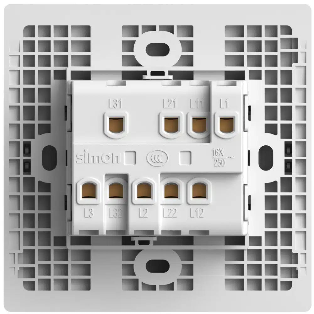 Simon 3G 2-Way SP Switch - White