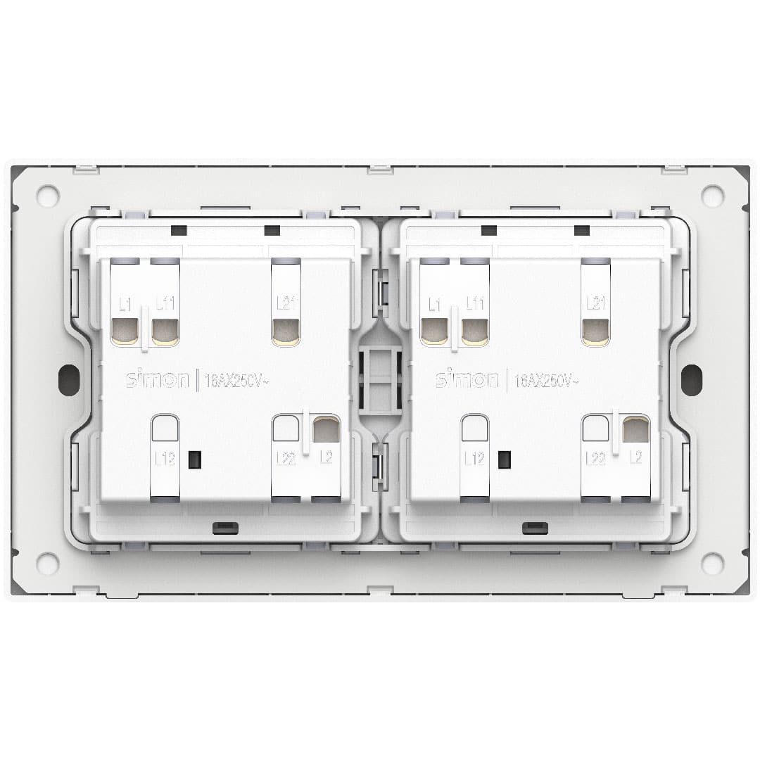 Simon 4G 1-Way SP Switch (3×6) - White