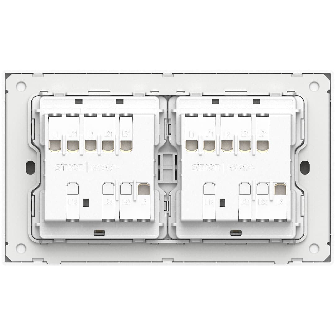 Simon 6G 1-Way SP Switch - White