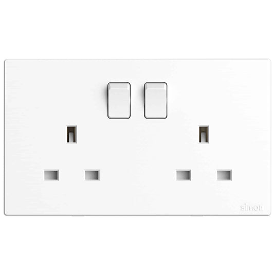 Simon 2g BS switched socket