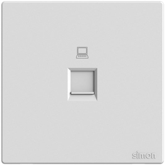 Simon 1G Data Outlet Cat6