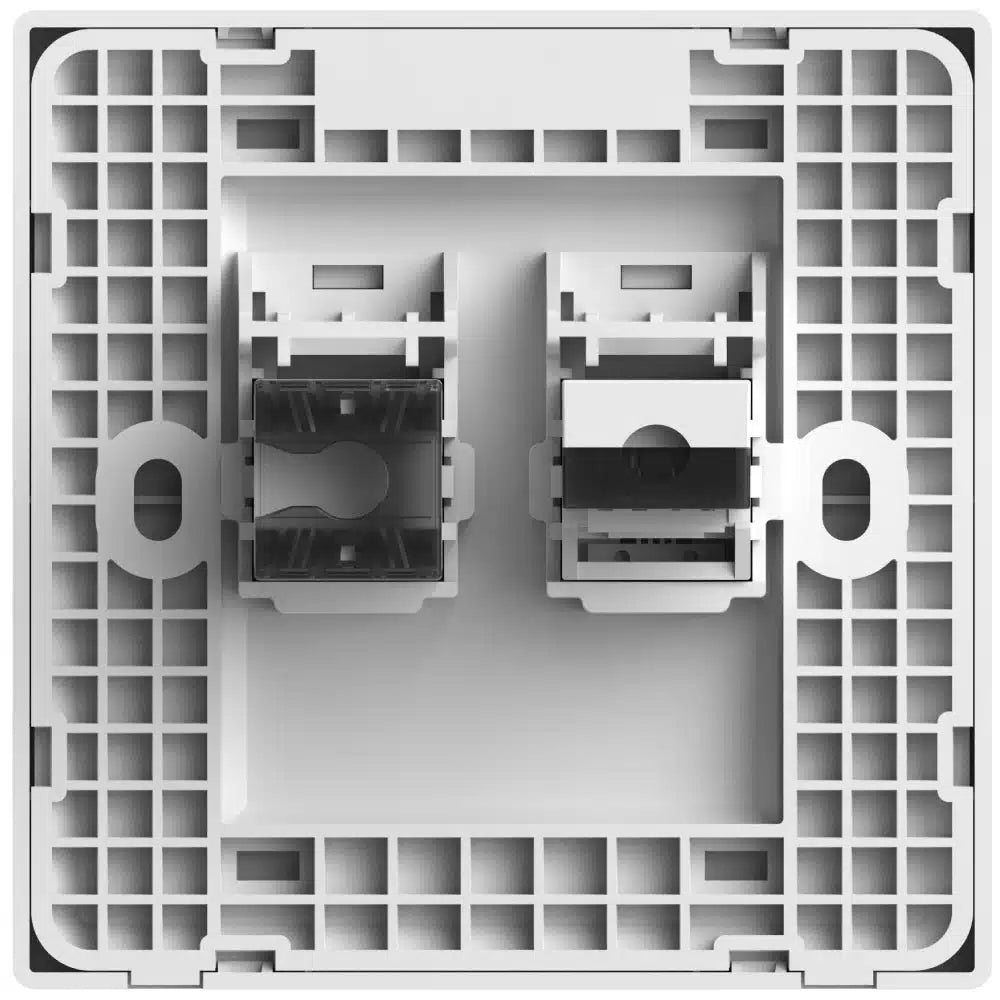 Telephone & Data Outlet Cat6 - White