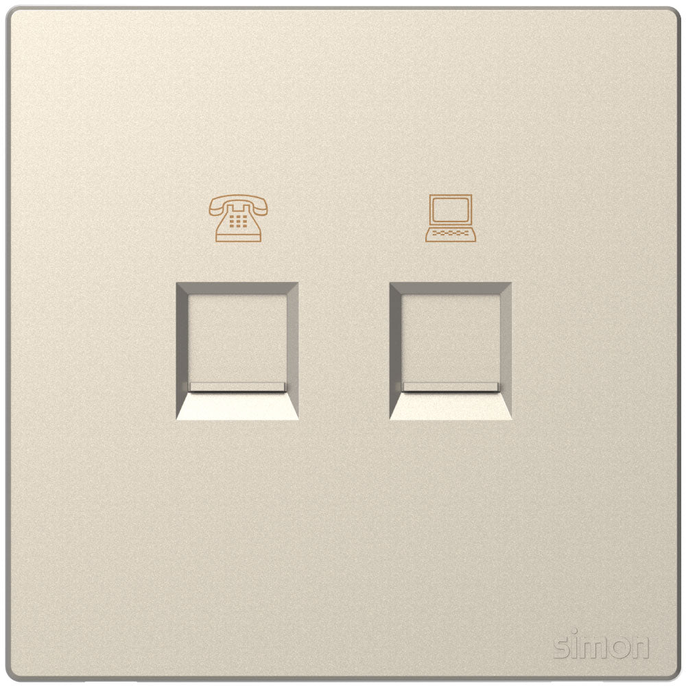 Telephone & Data Outlet Cat6 - Color