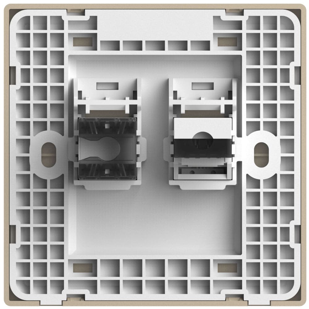 Telephone & Data Outlet Cat6 - Color