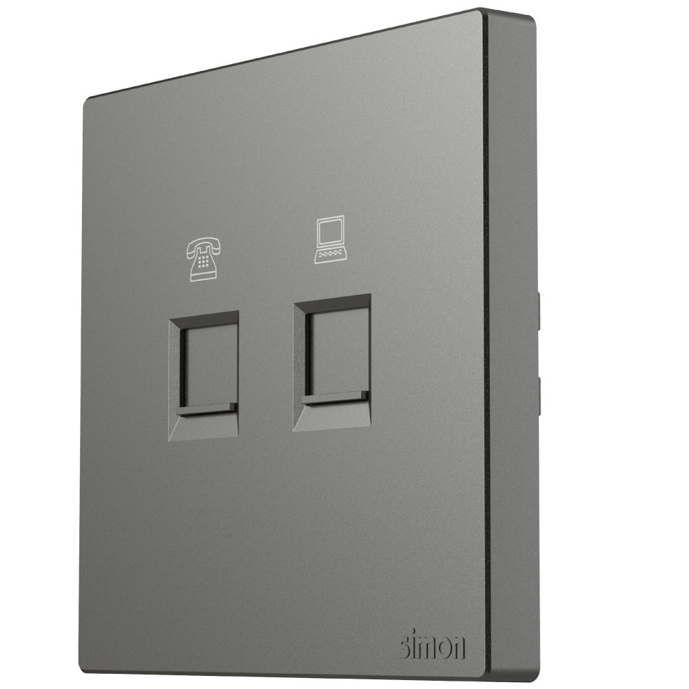 Telephone & Data Outlet Cat6 - Color
