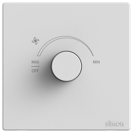Simon Fan Regulator Switch - White