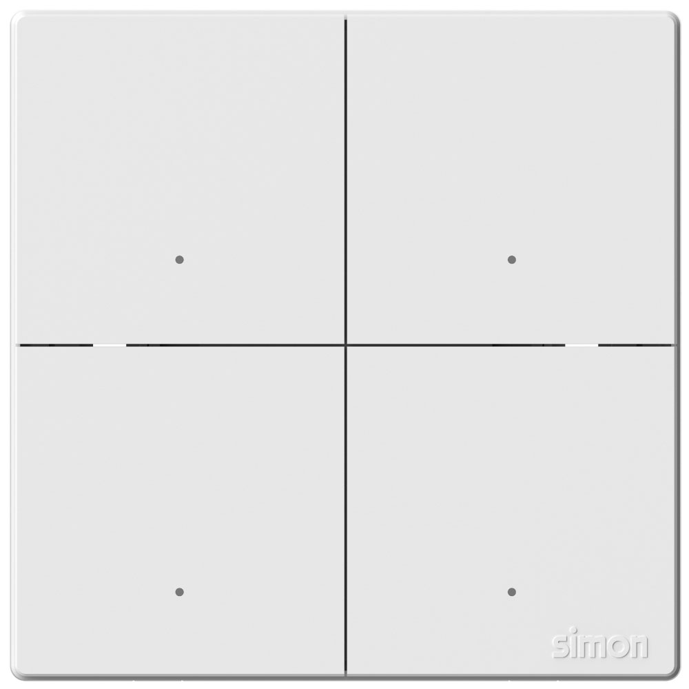 Simon 4 Gang Multifunction Smart Switch
(2 scene+2 switch)
