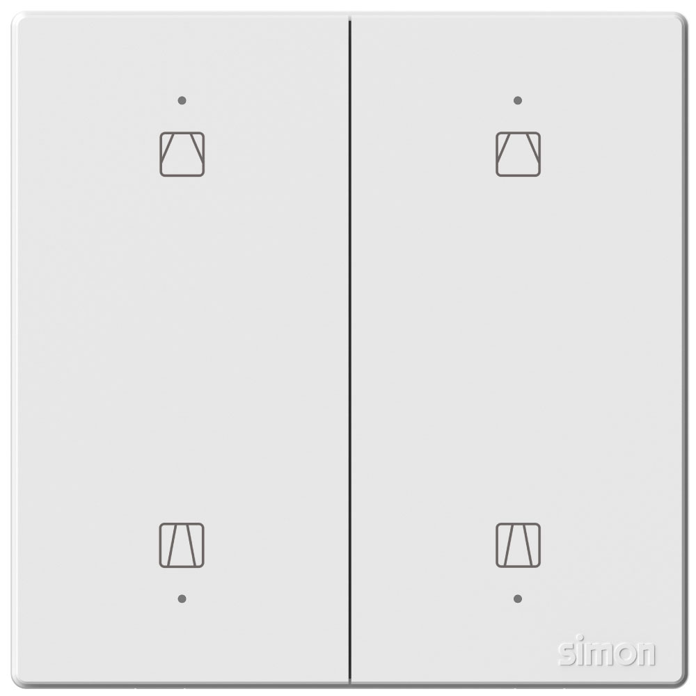 Simon 2G Smart Curtain Switch M3-White