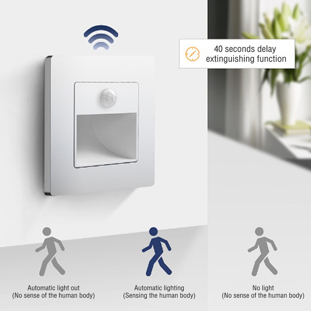 Recessed Smart Sensor Motion Stair Light