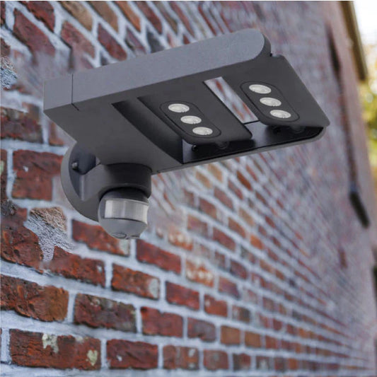 MINI LEDSPOT Outdoor Wall Light with motion sensor (6144s-2-PIR)