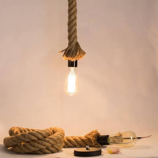 Decorative Vintage Rope Hanging Light
