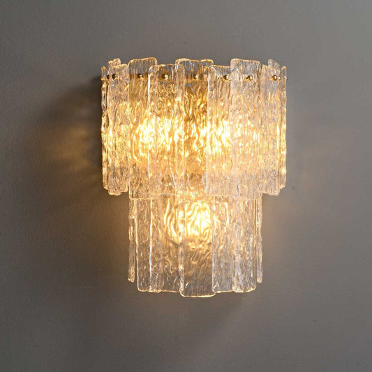 modern glass wall light