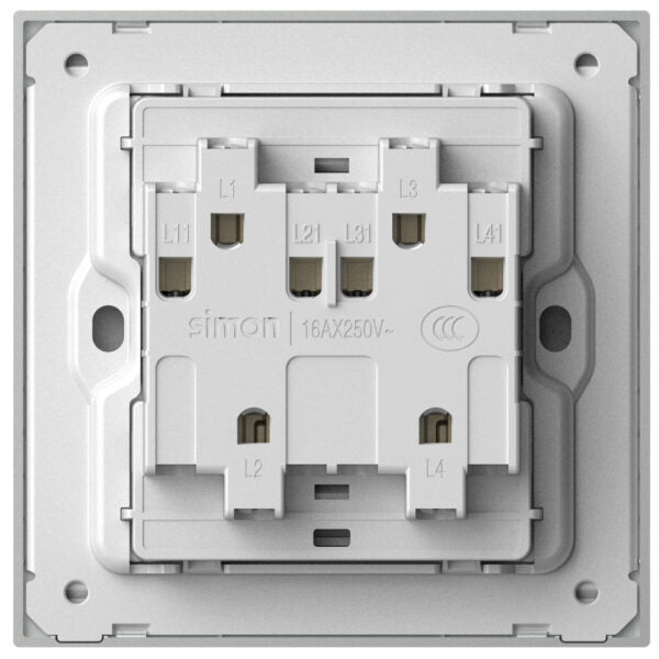 Simon 4G 1-Way Switch (3x3) M7 Air Series -White