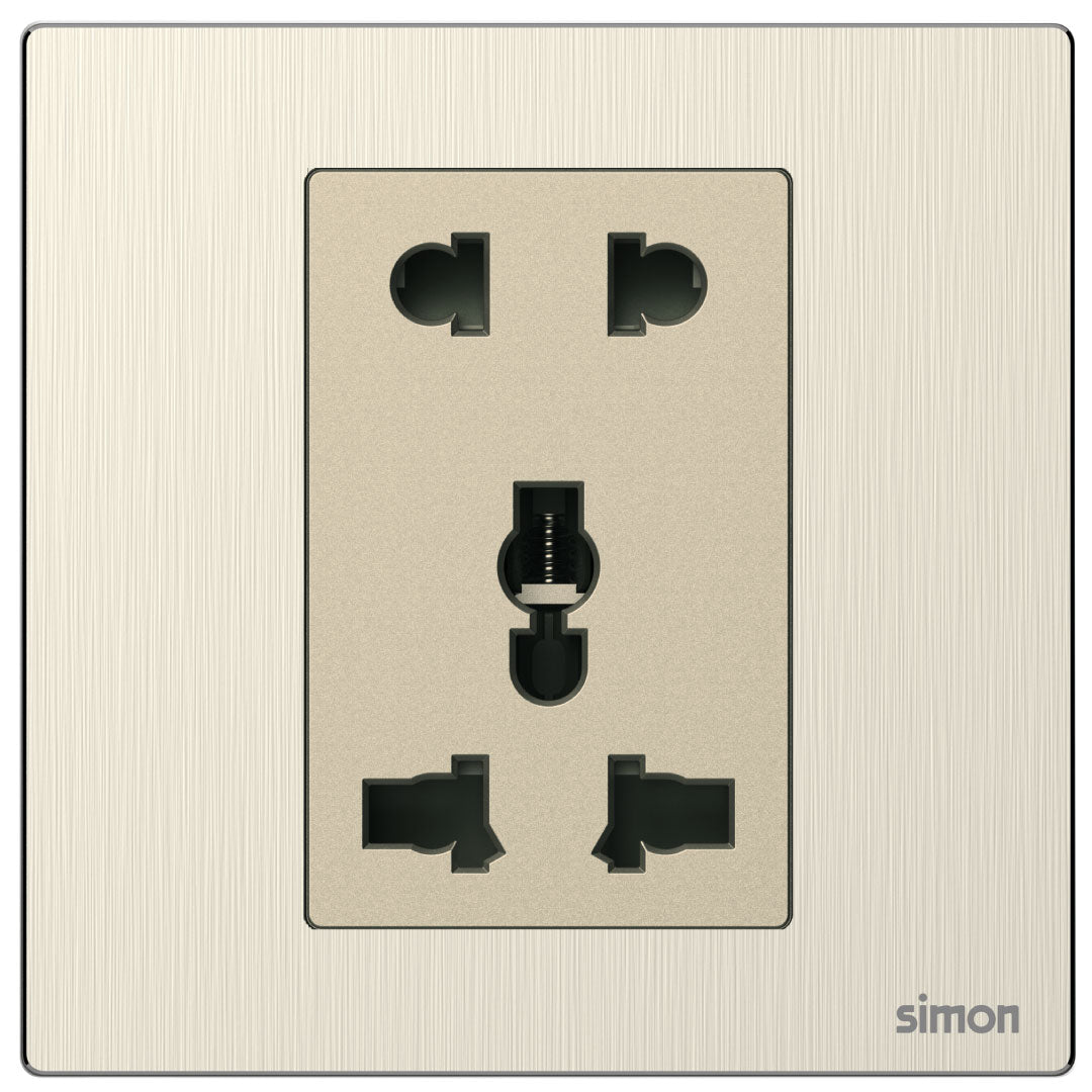 Simon 2Pin and International Socket M7-Metal Series