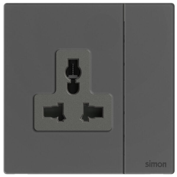Simon 1G International Switched Socket M7-Gem