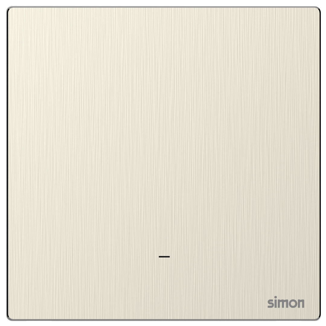 Simon 20A Double Pole Switch with LED M7-Metal Series