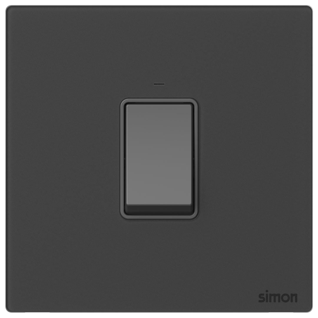 Simon 45A Double Pole Switch with LED M7-Gem