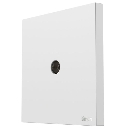 Simon 1G TV Outlet M7-White