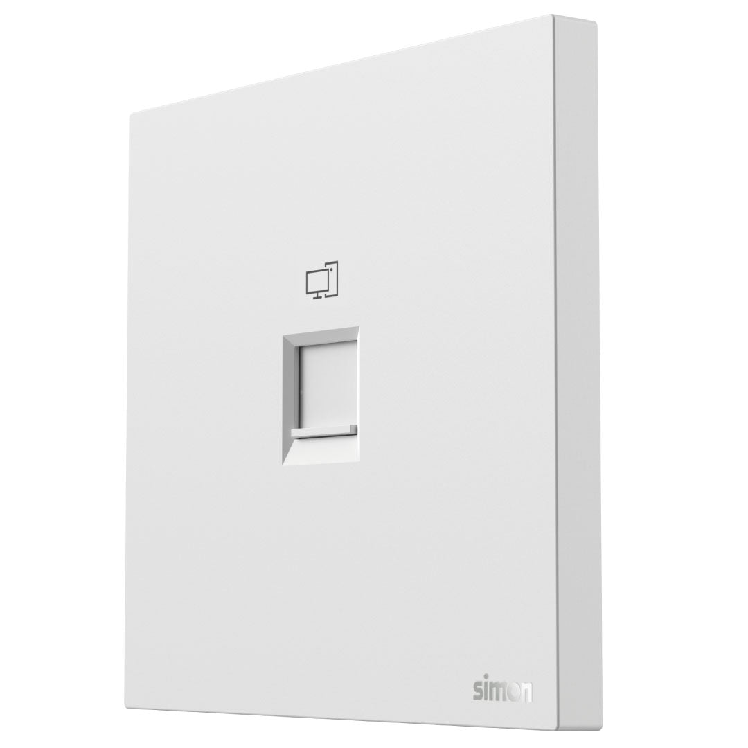 Simon 1G Data Outlet Cat6 M7-White