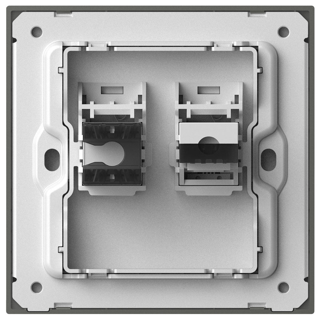 Simon Telephone & Data Outlet Cat6 M7-Gem Series