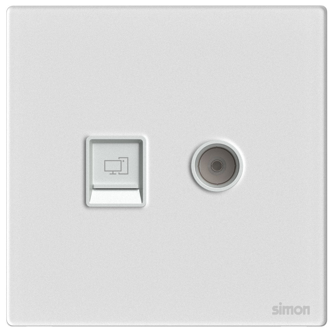 Simon TV & Data Outlet Cat6 M7-Gem Series
